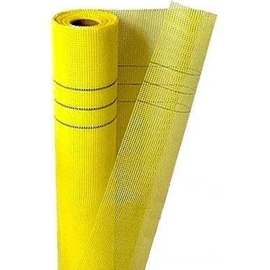 Сетка штукатурная, BauStoff желтая 160г/м 50м.