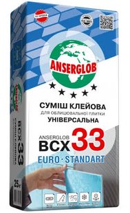 Суміші, Ансерглоб BCX-33 (плитка)